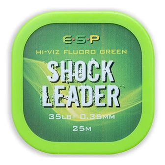 ESP Shock Leader Fluo Green 3 ESP Shock Leader Fluo Green