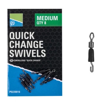 Preston Quick Change Swivels Small 3 Preston Quick Change Swivels Small
