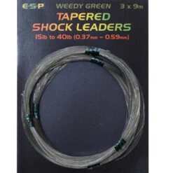 ESP Tapered Shock Leaders Weedy Green