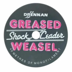 Drennan Greased Weasel Shock Leader Grey 40m