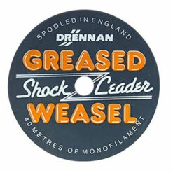 Drennan Greased Weasel Shock Leader Orange 40m