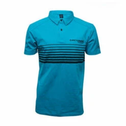 Drennan Polo Shirt Aqua Lines