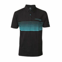Drennan Polo Shirt Black Lines