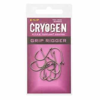 ESP Grip Rigger Cryogen Hooks Barbed 3 ESP Grip Rigger Cryogen Hooks Barbed